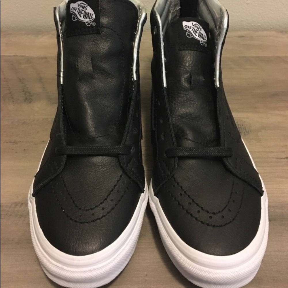 NEW Vans SK8 Hi Zip (Hologram) Platinum